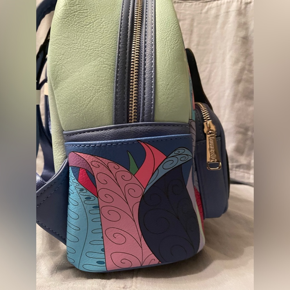 NEW Walt Disney Absolem Caterpillar Mini Backpack Alice in Wonderland Loungefly - Picture 4 of 6